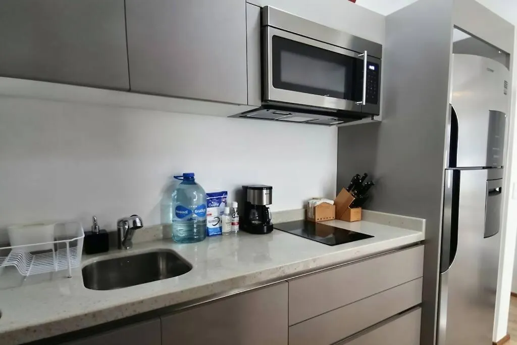 Apartment Menesse 38 Studio King Bed Roof Pool Playa Center Playa del Carmen Mexico