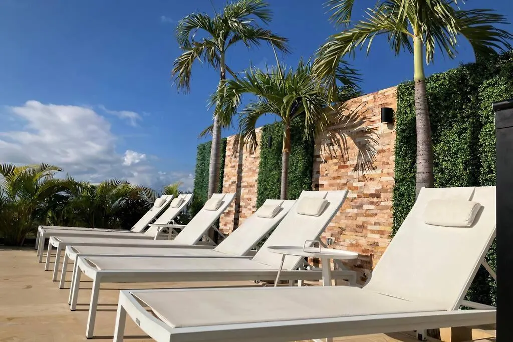 Menesse 38 Studio King Bed Roof Pool Playa Center Playa del Carmen Apartment