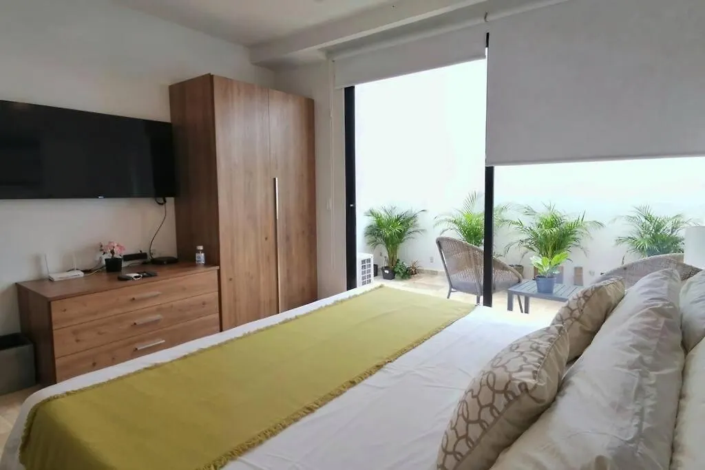 Menesse 38 Studio King Bed Roof Pool Playa Center 신데 델 카르멘