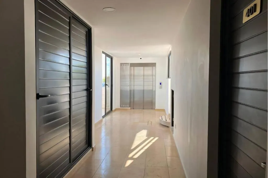 아파트 Menesse 38 Studio King Bed Roof Pool Playa Center 신데 델 카르멘